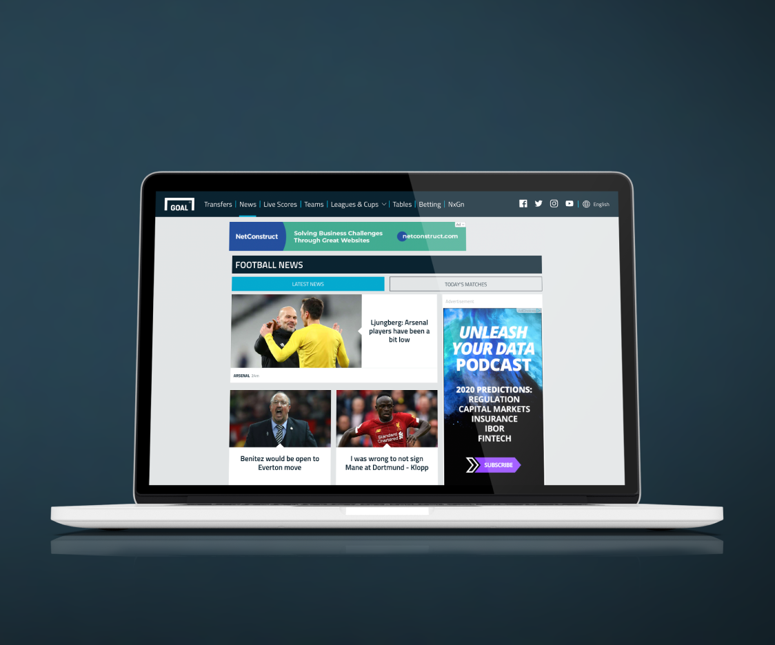 Goal.com - A responsive redesign of the world’s largest football website - peejhill